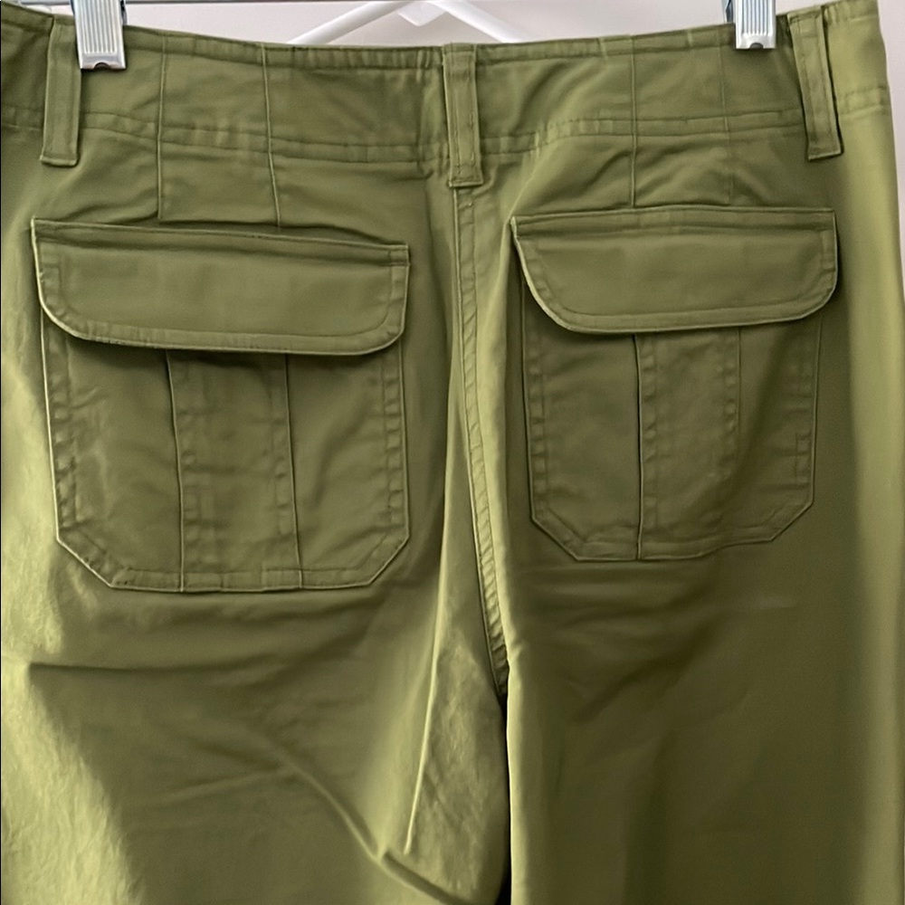 Olive Green Talbots Capri Pants - Picture 2 of 6